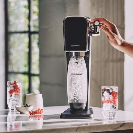 Distributore di bibite - SODASTREAM ART - Nero - bottiglia e bombola di carbonatazione inclusi