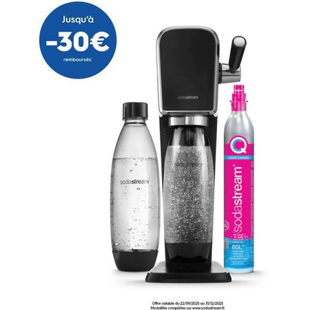 Macchina soda di soda - + macchina per acqua scintillante Nera