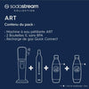 Macchina soda di soda - + macchina per acqua scintillante Nera