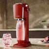 Distributore acqua frizzante - SODASTREAM - ART Mandarine - Con 1 bombola da 1 L, compatibile lavastoviglie + 1 ricarica gas da 60 L