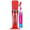 Distributore acqua frizzante - SODASTREAM - ART Mandarine - Con 1 bombola da 1 L, compatibile lavastoviglie + 1 ricarica gas da 60 L