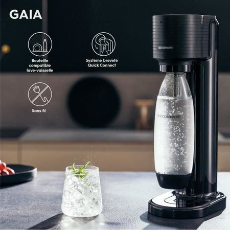 Soda Machine - Sodastream - Gaia - Nero