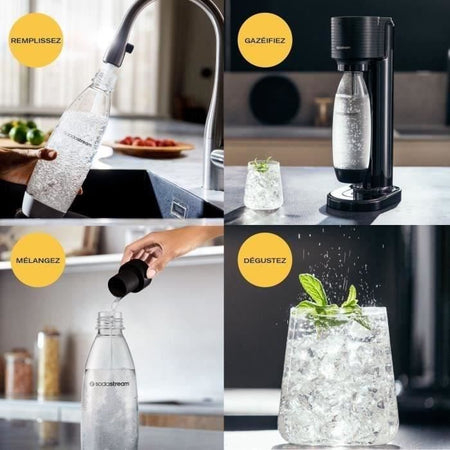 Soda Machine - Sodastream - Gaia - Nero