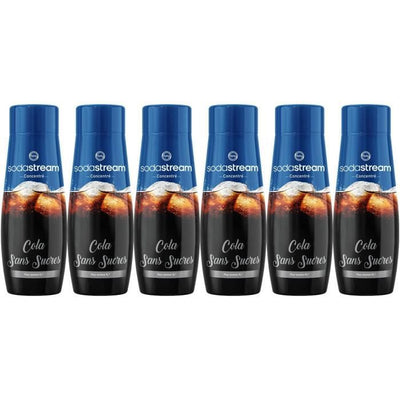 Set di 6 concentrati di COLA SODASTREAM SENZA ZUCCHERO - 440ml