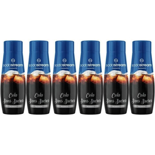 Set di 6 concentrati di COLA SODASTREAM SENZA ZUCCHERO - 440ml