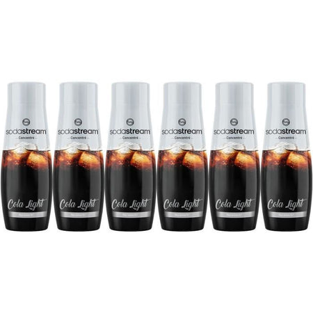 Concentrati SODASTREAM - Confezione da 6 Concentrati Cola Light - Fino a 54L di bevande - 440 ml