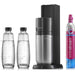 Macchina per acqua gassata e gassata SODASTREAM - DUO Nero - 2 caraffe in vetro - 1 ricarica di gas da 60 l