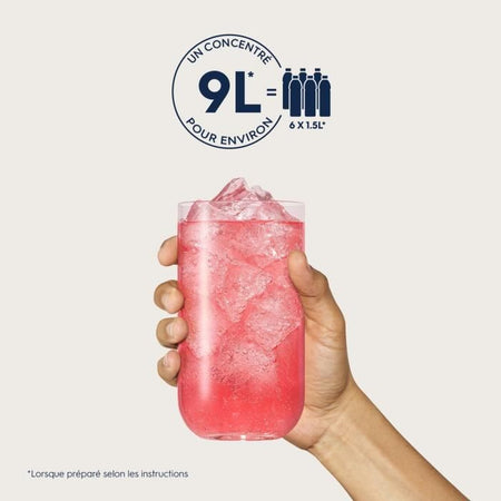 Concentrati SODASTREAM - Confezione da 6 Concentrati di Fragola Senza Zucchero - Fino a 54L di Bevande - 440 ml