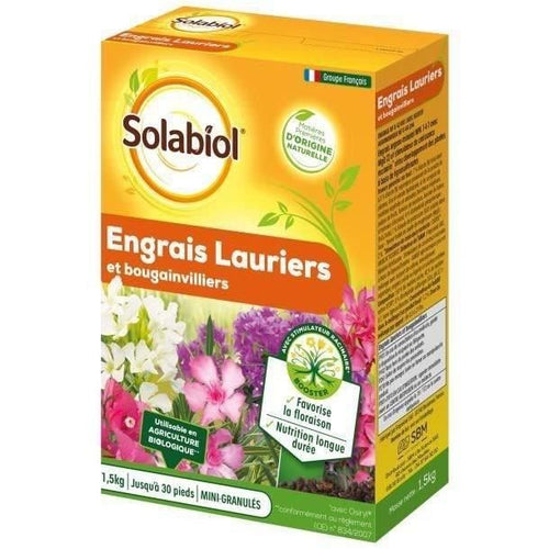 SOLABIOL SOLAURY15 Fertilizzante alloro e bouganville - 1,5 Kg