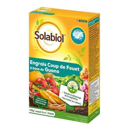 Fertilizzante SOLABIOL SOGUA750N a base di Guano Marin - 12 X 750g