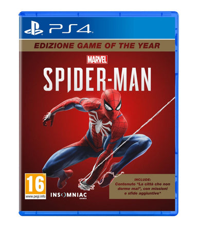 SONY PS4 GIOCO MARVEL'S SPIDER-MAN: GAME OF THE YEAR EDITION IT