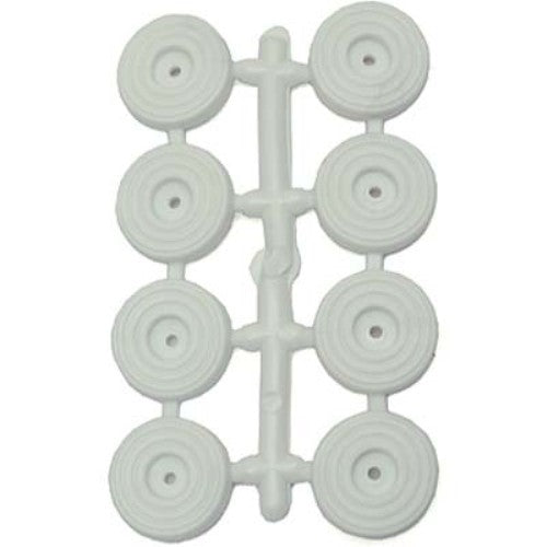 Sottosedia Bianco Dia 25 Gomma Pz.8