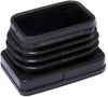 Sottosedia Innesto Interno Rettang 15 X 30 Pz.4 Nero Interno Mm.13X28