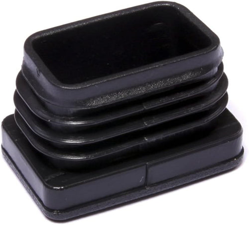 Sottosedia Innesto Interno Rettang 15 X 30 Pz.4 Nero Interno Mm.13X28