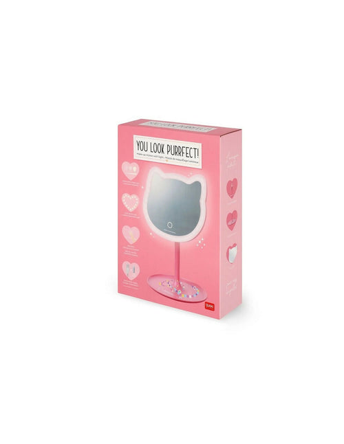 SPECCHIO DA TRUCCO CON LUCE LEGAMI KITTY