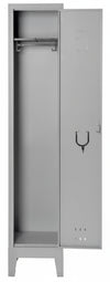 Armadio spogliatoio in metallo ad una porta battente cm. 36x33x180h