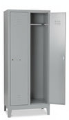 Armadio spogliatoio in metallo a 2 ante battenti cm. 69x33x180h