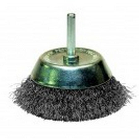 Spazzola A Tazza In Filo D'Acciaio Ondulato D50 F