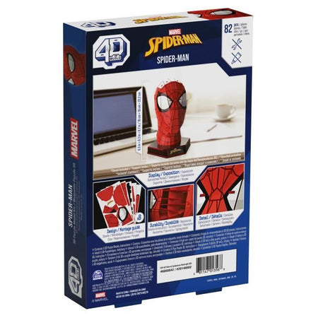 MASCHERA SPIN MASTER SPIDERMAN Marvel 4D Build
