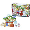 Spidey Dino-Webs Forest Base Playset, personaggi e accessori dei supereroi, dai 3 anni in su, Spidey e amici