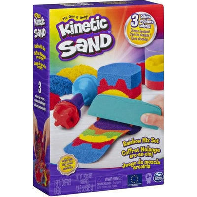 KINETIC SAND - ARC-EN-CIEL 390 G box + 6 accessori - Modello casuale