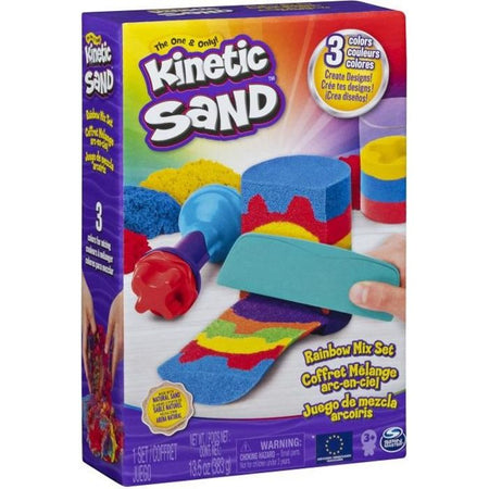 KINETIC SAND - ARC-EN-CIEL 390 G box + 6 accessori - Modello casuale