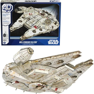 Star Wars - MILLENNIUM FALCON - Modello 4D da costruire - 48 cm