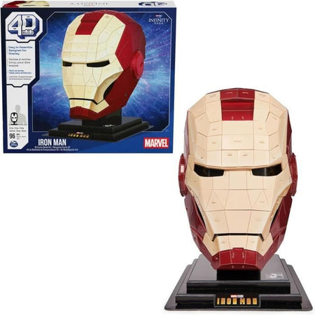 Marvel - CASCO IRON MAN - Modello 4D da costruire