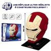 Marvel - CASCO IRON MAN - Modello 4D da costruire
