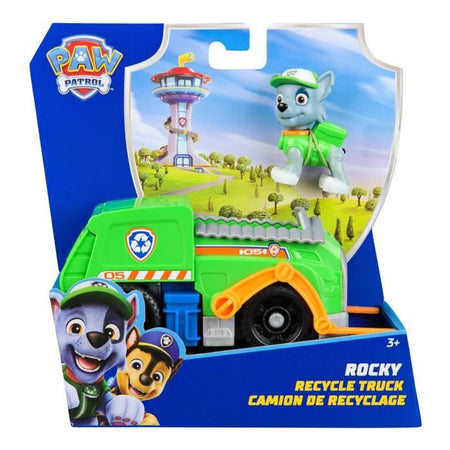 VEICOLO SPIN MASTER + FIGURA ROCKY PAW Patrol