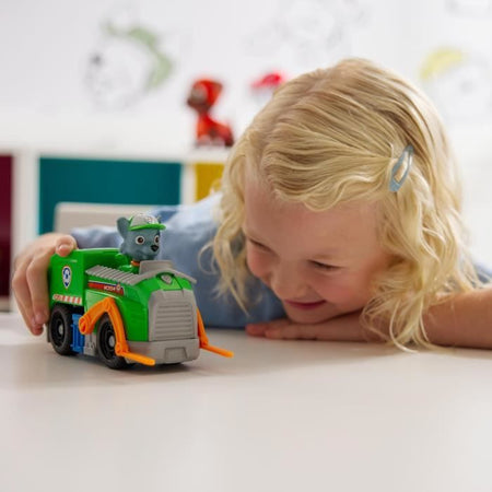 VEICOLO SPIN MASTER + FIGURA ROCKY PAW Patrol