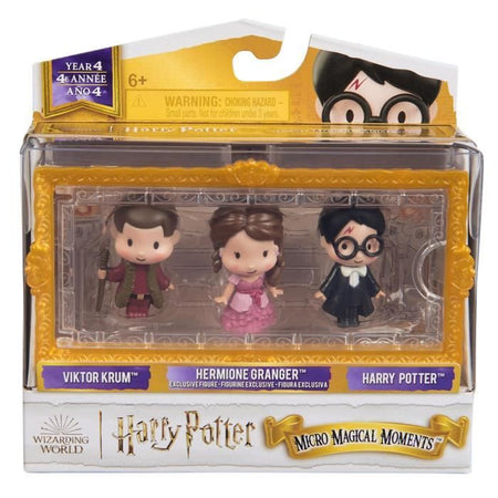 SPIN MASTER MULTIPACK 3 FIGURINE YEAR'S BALL MAGICAL MOMENTS STAGIONE 4 Wizarding World