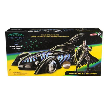 SPIN MASTER PACK BATMOBILE + BATMAN FOREVER FIGURE Collezione retrò DC