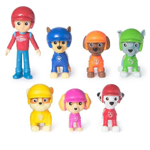 SPIN MASTER CONFEZIONE MULTIPLA DA 7 FIGURINE DI RUOTE DI SOCCORSO PAW Patrol
