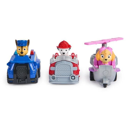SPIN MASTER PACK DI 3 VEICOLI A FRIZIONE RETRO Paw Patrol