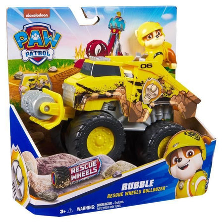 VEICOLO SPIN MASTER + RUOTE DI SOCCORSO FIGURINE RUBEN Paw Patrol