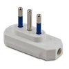 Spina 10A+T Extra Piatta Bianc