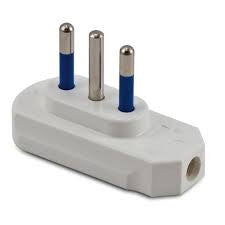 Spina 10A+T Extra Piatta Bianc