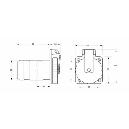 Spina Inox 32 Amp.