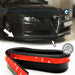 SPOILER SAMURAI ADESIVO PARAFANGO LABBRO UNIVERSALE PROTEZIONE GOMMA TUNING RACING NERO 2,5MT