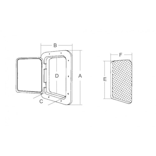 Sportello Mm.380X380 Pesante