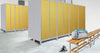 Armadio spogliatoio con tramezza sporco/pulito ad 1 posto cm. 40/50x38x180h