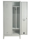 Armadio spogliatoio con tramezza sporco/pulito a 2 posti cm. 77/97x38x180h