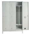 Armadietto spogliatoio con tramezza sporco/pulito a 3 posti cm. 101x33x180h