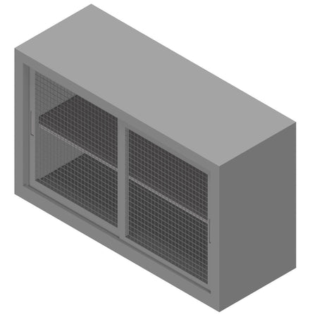 Sopralzo per Armadio Archiviazione ad Ante Scorrevoli in rete cm. 120x45x85H