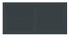 Sopralzo per armadio da archivio ufficio con ante in rete di metallo verniciato cm. 150x45x85H
