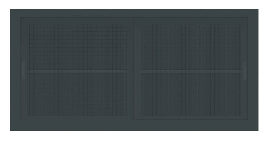 Sopralzo per armadio da archivio ufficio con ante in rete di metallo verniciato cm. 150x45x85H