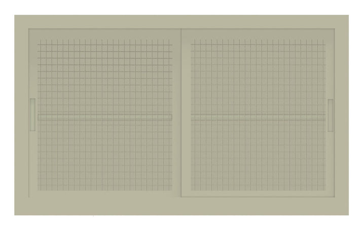 Sopralzo armadio basso archivio documenti cartacei per ufficio con ante a rete cm. 150x60x90H