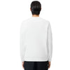 Lacoste felpe senza cappuccio uomo lacoste - sweatshirt - bianco da uomo