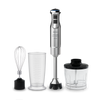 Frullatore a immersione in acciaio inox con sistema di regolazione continua, 3 accessori - 1600 W